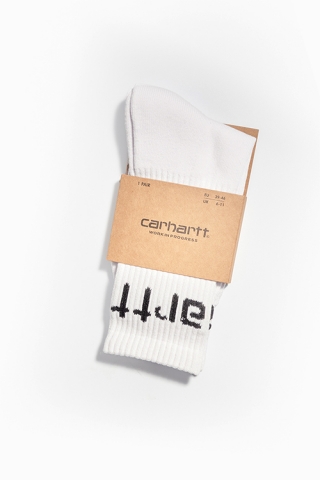 Носки Carhartt 2.0 белые с логотипом