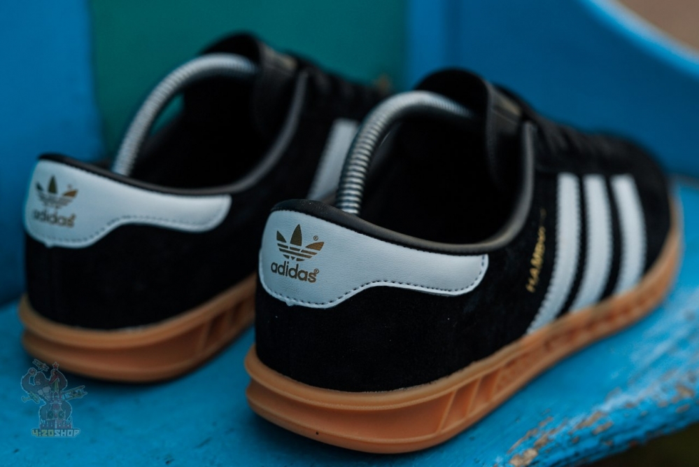 Кроссовки Adidas Hamburg черные