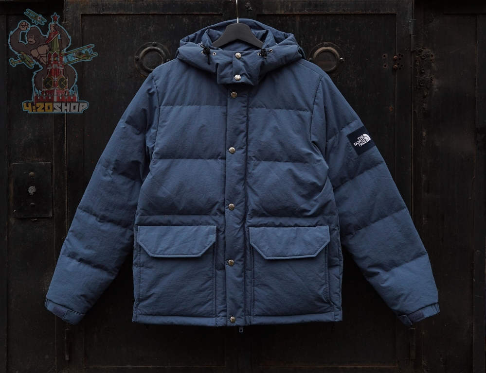 Куртка The North Face серо-голубая 