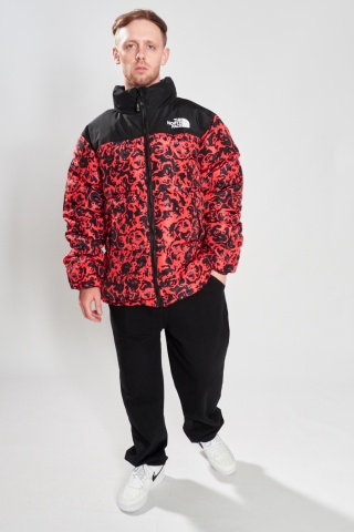 Куртка зимняя The North Face (красно-черная)